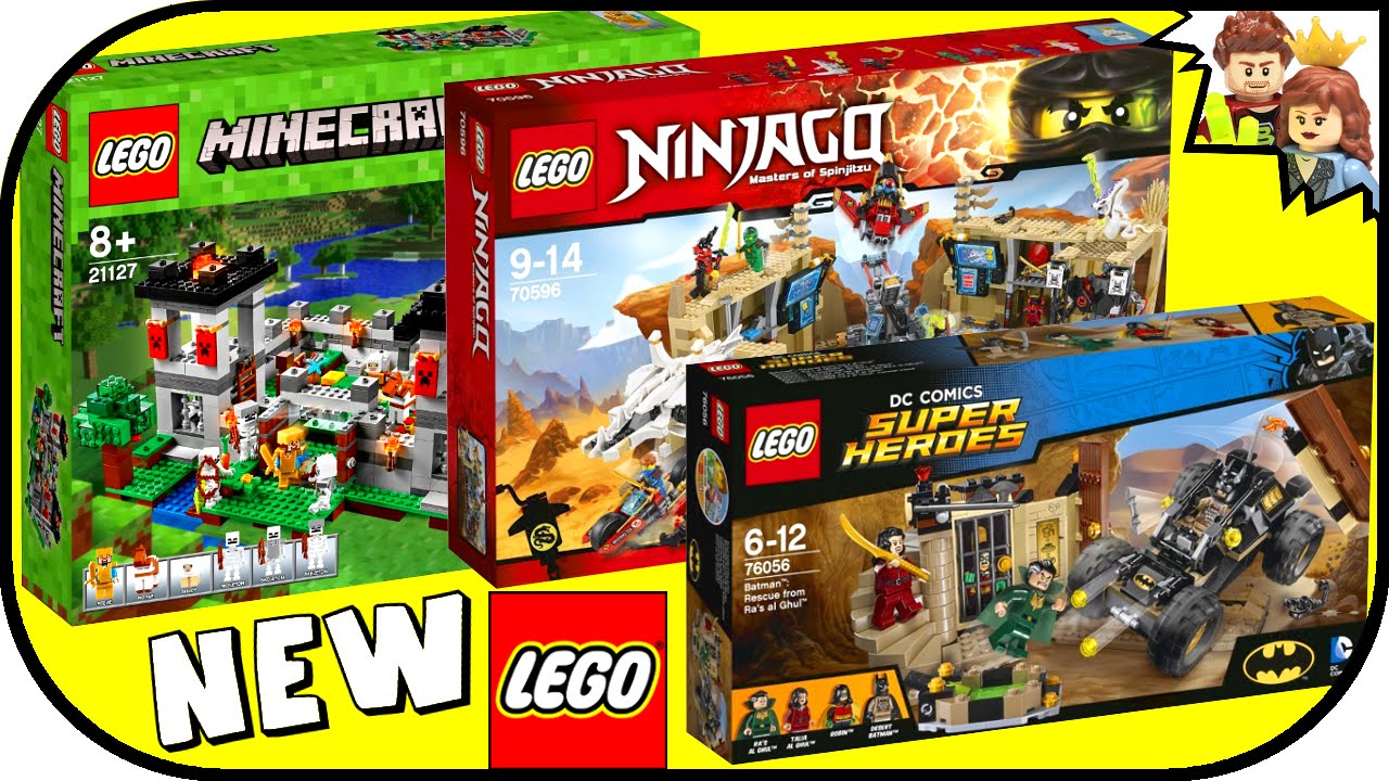 NEW LEGO DC Ninjago & Minecraft 2016 Pictures Revealed