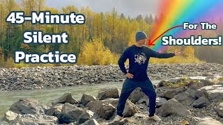 45-Minute Quiet Practice Near a River (Emphasizing the Shoulders) by John Blue: Snake & Turtle Qigong 83 views 6 months ago 47 minutes