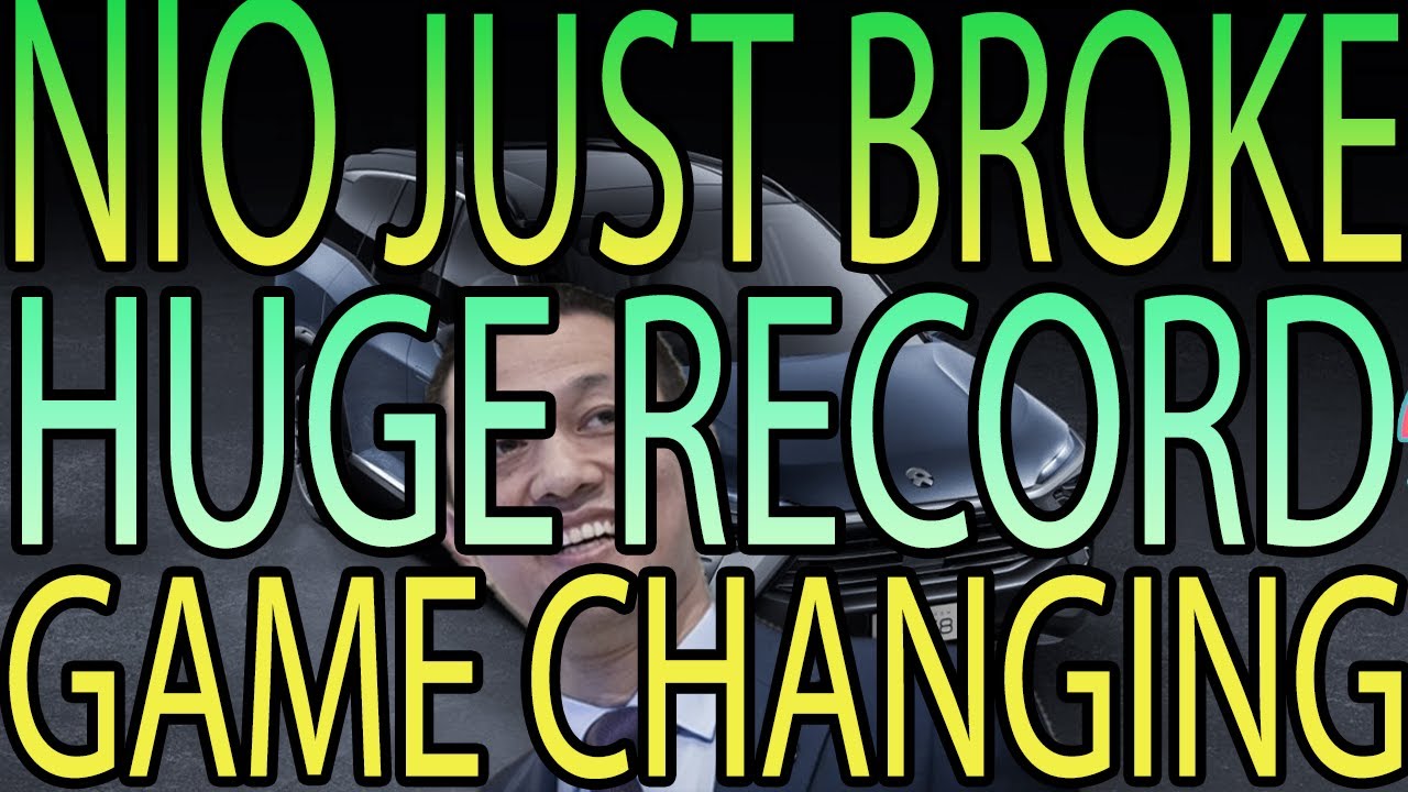 NIO GAME CHANGING NEWS - NIO Stock Will EXPLODE - CRUSHING HUGE RECORD - NIO Price Prediction