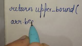 Implement upper bound