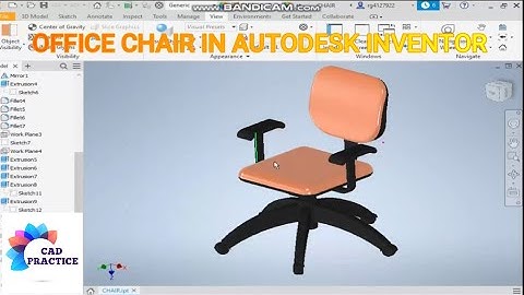 Chair Design in Autodesk Inventor || Autodesk Inventor 3d Complex Modeling || Inventor 3d Drawings