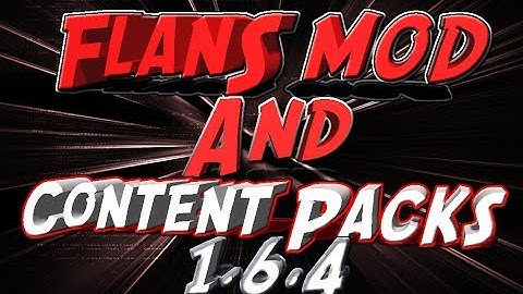 Minecraft 1.6.4 - How To Install The Flans Mod And Content Packs (NEW FIX , NO MORE CRASHES)