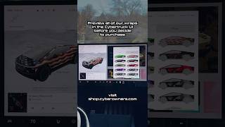 Preview our Tesla Cybertruck wrap designs right on your screen! #cybertruck #tesla #wraps