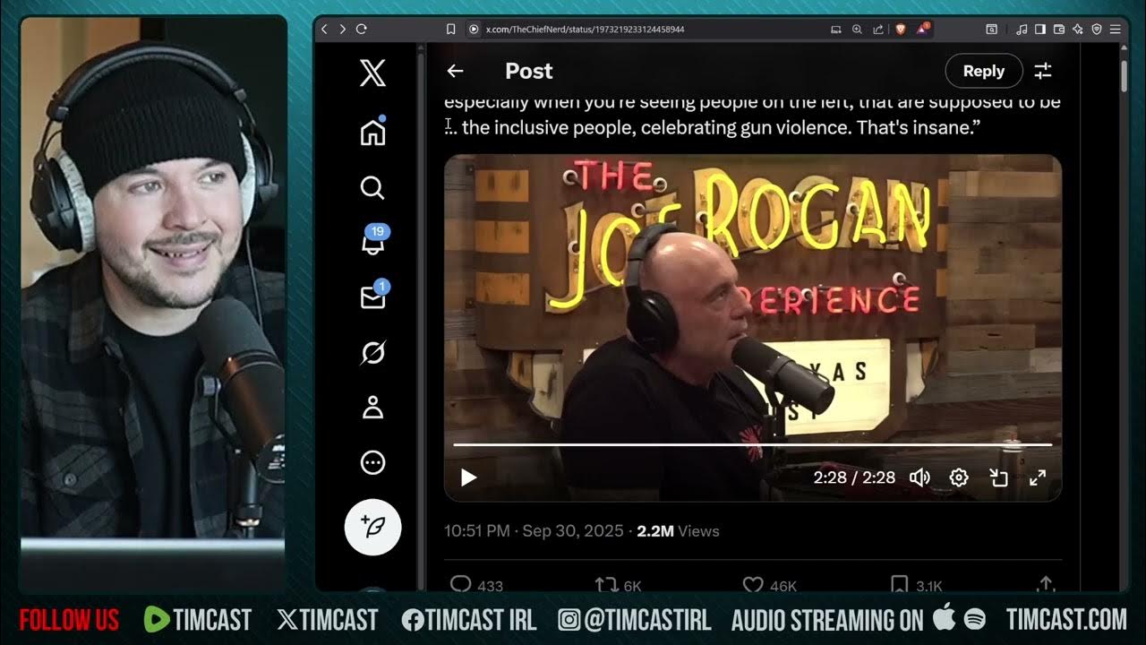 Joe Rogan SHOCKED Liberals Celebrating Charlie Kirk Assassination | Tim Pool