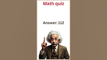 Math Quiz : Genius IQ Test-Maths Puzzles #shorts #quiz