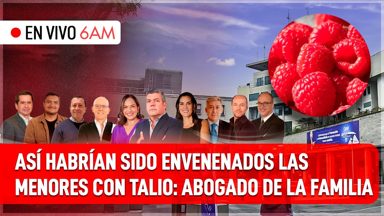 EN VIVO 6AM Así habrían sido envenenados los menores con talio CARACOL RADIO