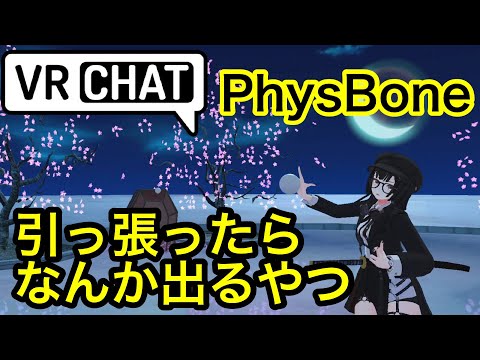 PhysBonesを引っ張る VRChat AvatarDynamics アバター改変