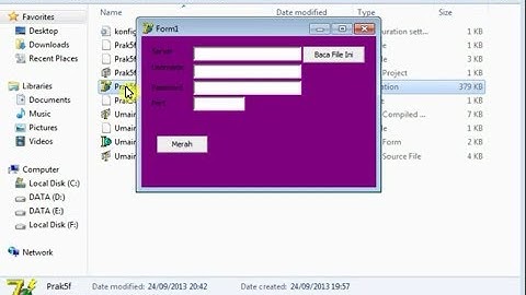 Membuat warna Interface Menu Utama Sistem Informasi delphi 7