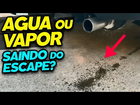 AGUA SAINDO PELO ESCAPAMENTO É NORMAL? VAPOR OU FUMAÇA BRANCA?