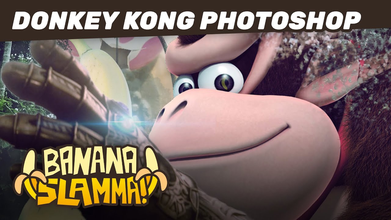 Banana Slamma Game 18 Dk Photoshop Youtube