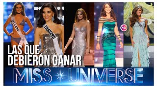 ELLAS DEBIERON SER LAS GANADORAS DEL TITULO DE MISS UNIVERSO