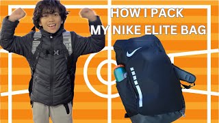 HOW I PACK MY NIKE ELITE BAG