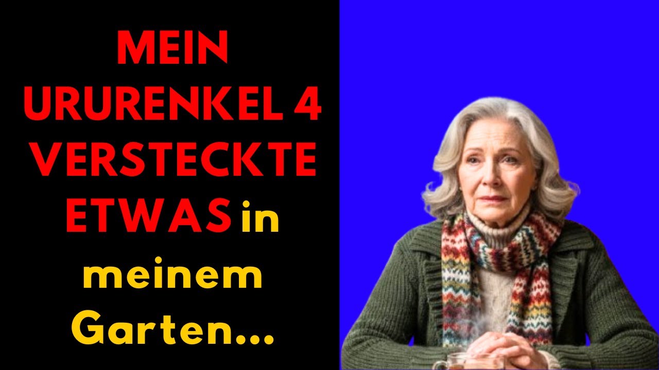 Mein 4-jähriger Urenkel hat etwas in meinem Garten versteckt,  als ich es fand, konnte ich nicht