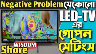 led tv display negative problem | wisdom share smart tv