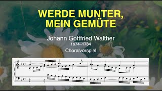 WERDE MUNTER – Choralvorspiel von J. G. Walther (1684 -1748)