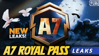 🔥A7 ROYAL PASS // 1 TO 100 RP REWARDS // ACE 7 ROYAL PASS LEAKS ( A7 ROYAL PASS PUBG MOBILE/BGMI )