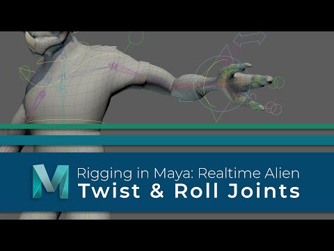 #RiggingInMaya | Part 15 | Twist & Roll Joints