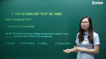Bài 16 Câu bị động đặc biệt - Cô Phạm Liễu
