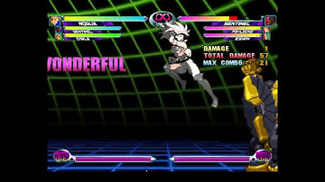 MvC2: 6 reps of Rogue NJ Trijump Semi-Infinite on Sentinel
