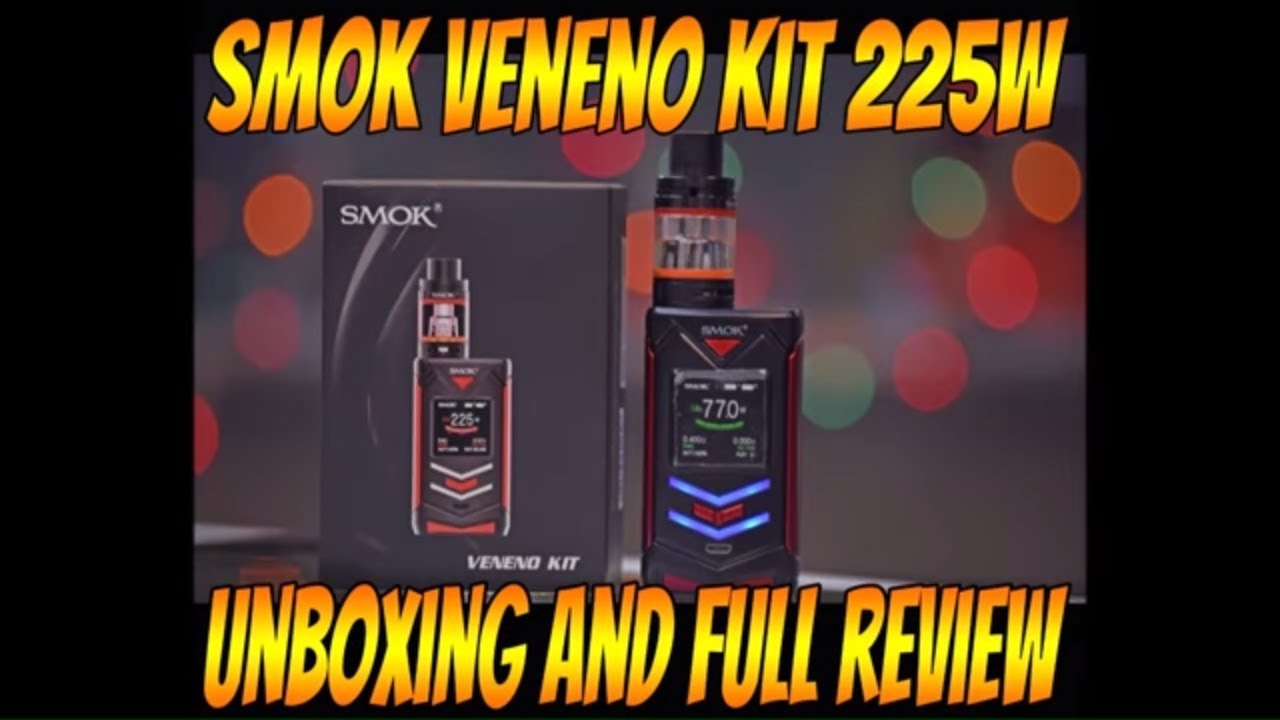 Mods / Batteries SMOK  Veneno Mod 225W TC Box Mod Australia Smok Veneno  225w Tc Box Mod Vape Price List