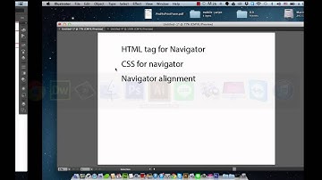 เรียนสร้างเว็บ lesson 4 : สร้างเมนูหลัก Vertical navigation