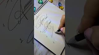 Letter A Signature ideas ❤️