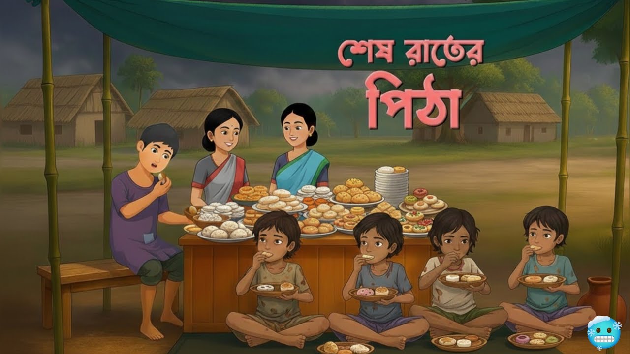 শীতের রাতের পিঠা || Story cartoon || Cut Video 2025