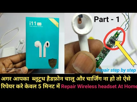How to repair Bluetooth wireless earbuds bluetooth wireless earbuds not charging i11 tws