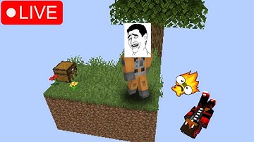 [🔴LIVE] FIRST TIME PLAYING SKYBLOCK PART 1!!