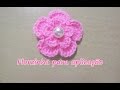 Florzinha de crochê fácil - Para aplicação #crochet