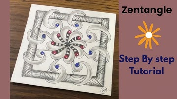 Zentangle Pattern-PAX By Christine Reyes | Drawing Tutorial For Beginners