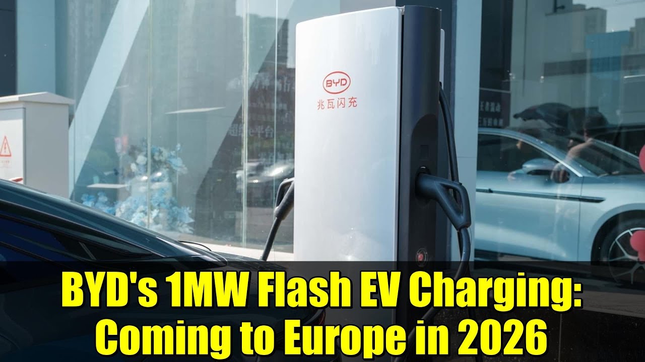 BYD's 1MW Flash EV Charging: Coming to Europe in 2026