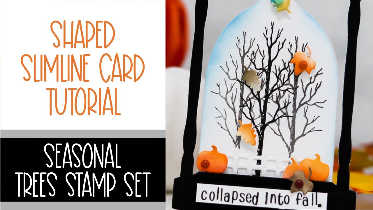 And all at once... Shaped Slimline Card Tutorial