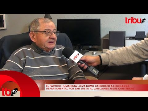 EL PARTIDO HUMANISTA LLEVA COMO CANDIDATO A LEGISLADOR DEPARTAMENTAL AL VARILLENSE JESÚS CONTRERAS.