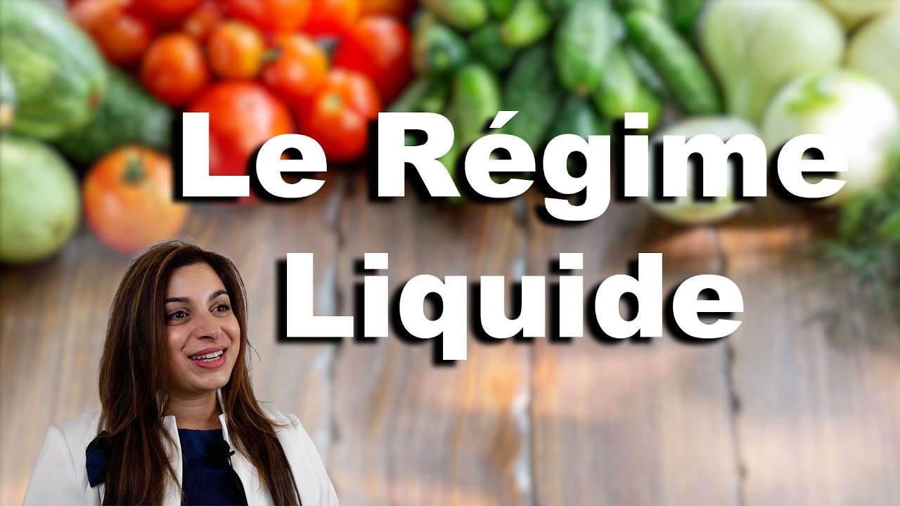 Pourquoi suivre un régime liquide?