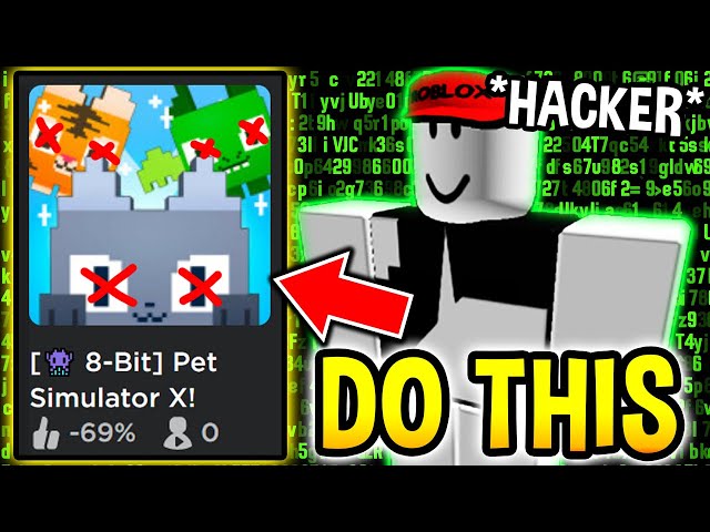 Random Hacker REVERSE-HACKED My PET SIM X!