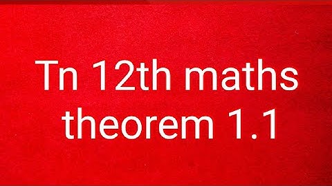Tn 12th maths theorem 1.1/for every square matrix A of order n. A(adjA) =(adjA) A=mod A In
