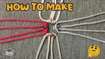 Fom Strings to Style :  Fun Four-Color Round Macrame Coaster🤔