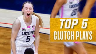 Paige Bueckers Top 5 Clutch Performances & Game Winners