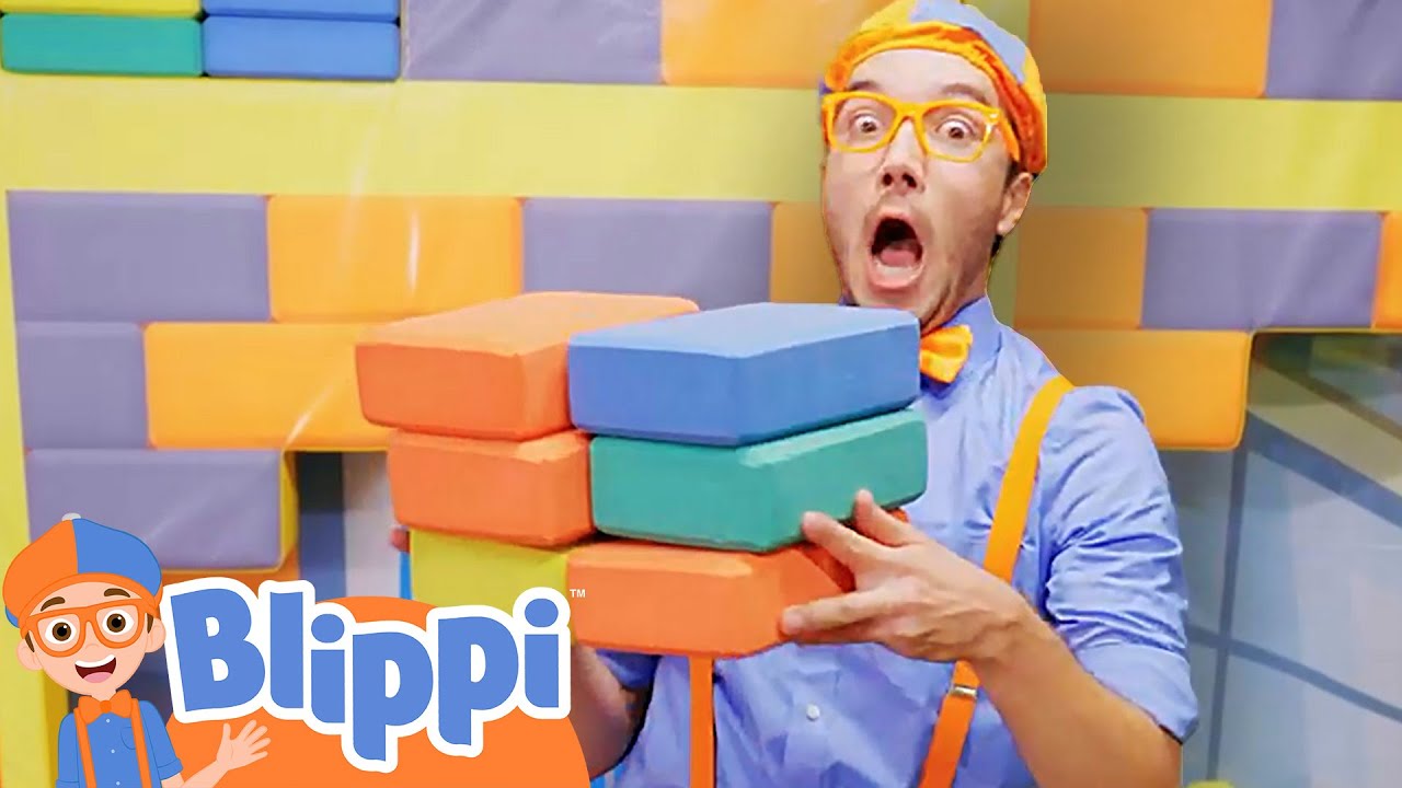 Blippi Learns and Plays at Uptown Jungle Fun Park! Indoor Play Place