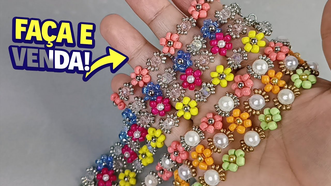 💎 Aprenda a Fazer Essa Pulseira Luxo com Miçangas (Passo a Passo)