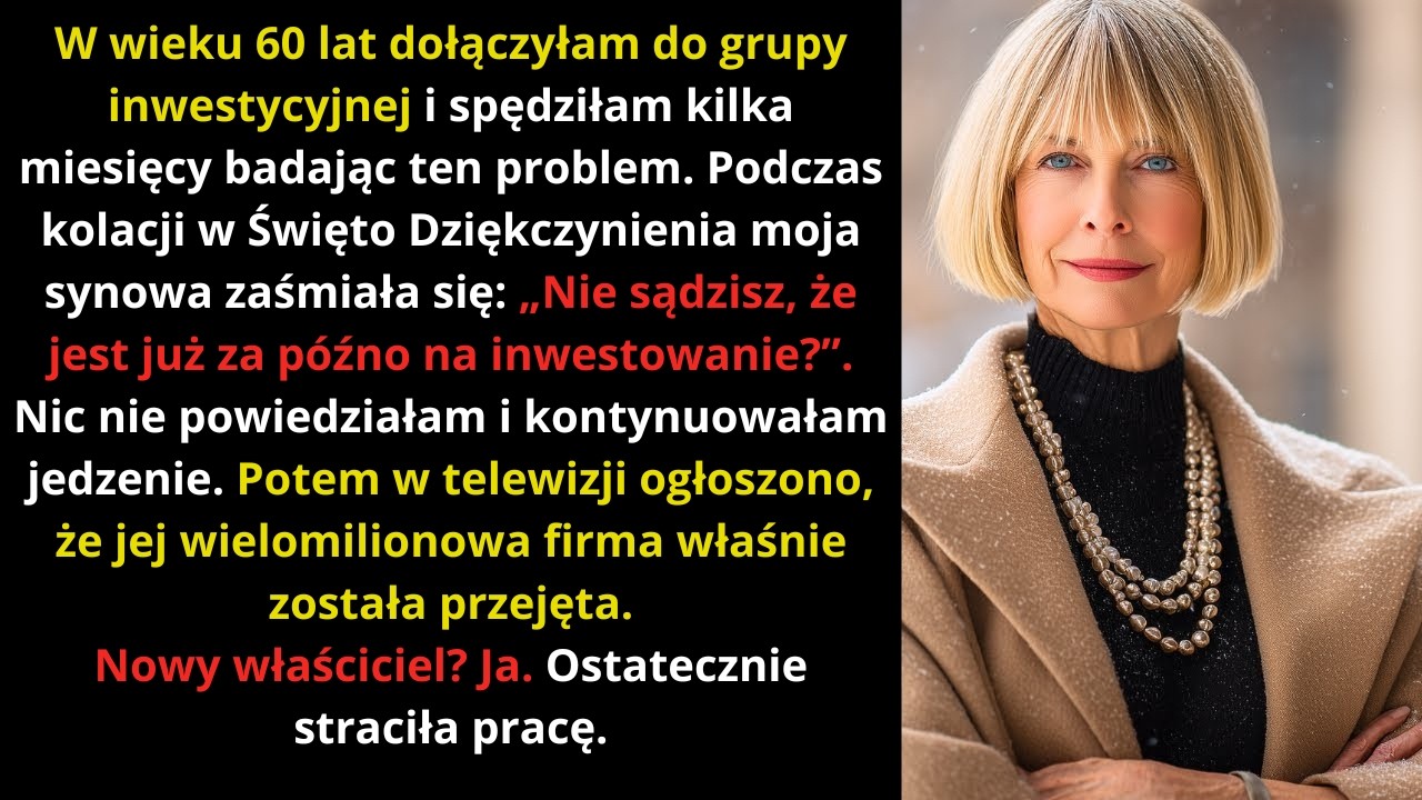 60 latka kontra milionerzy  Myśleli, że wygrają, dopóki nie wyciągnęłam TEGO dokumentu!