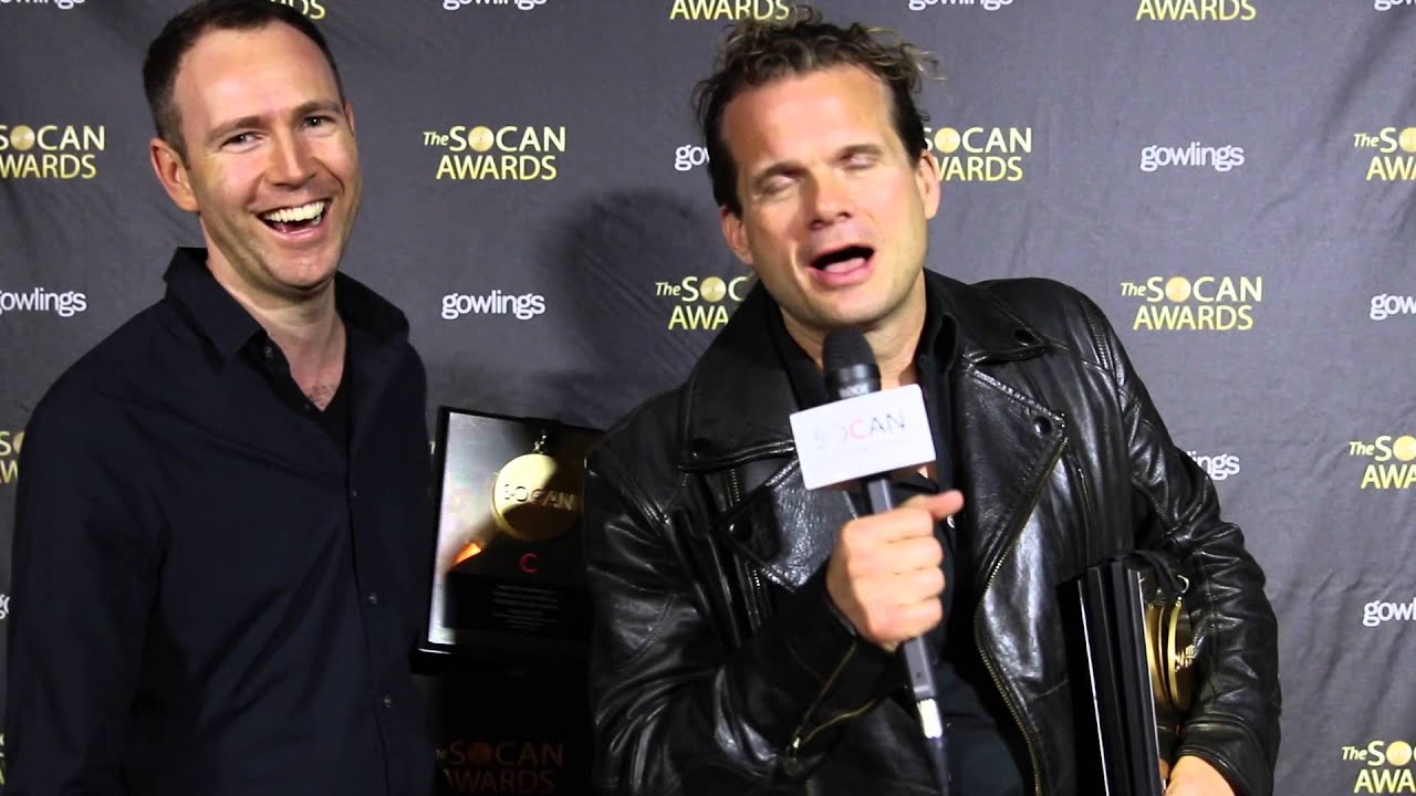 Brian Howes & Jason Van Poederooyen - SOCAN Awards 2015 - Pop/Rock Music Awards
