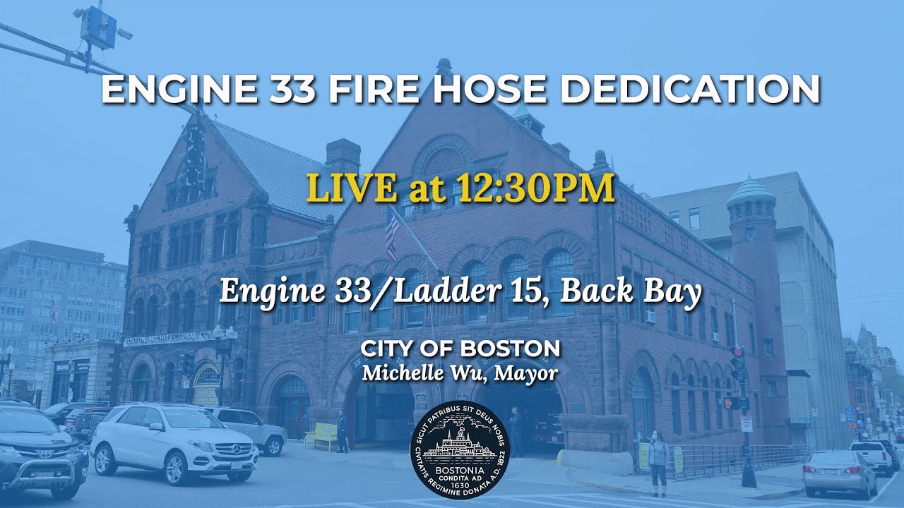 Engine 33 Engine 33 Fire Hose Dedication - 2/14/23 - YouTube