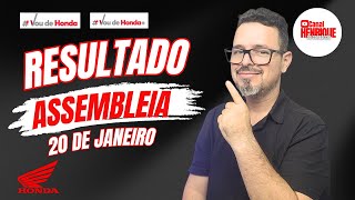 “ANTES DA ASSEMBLEIA! Veja as Cotas que Devem Ser Contempladas – 20/01/2026” no consórcio Honda