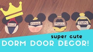 Cute Disney Dorm Door Decs!