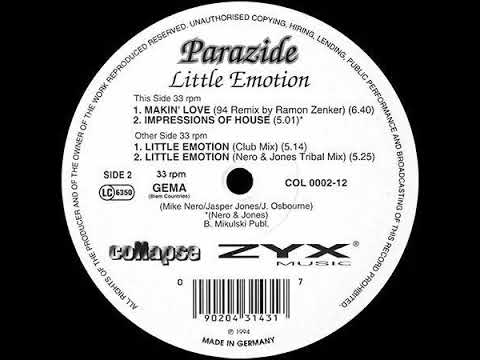 Parazide — Parazide - Makin' Love ('94 Remix by Ramon Zenker)