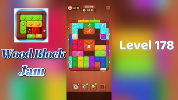 Wood Block Jam Level 178 Walkthrough | Step-by-Step Guide 🧩 | SolutionGuruji