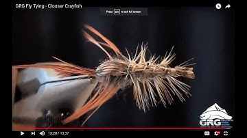 GRG Fly Tying - Clouser Crayfish