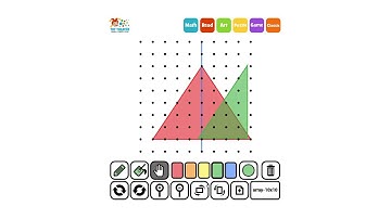 Symmetry for Kids with a Geoboard